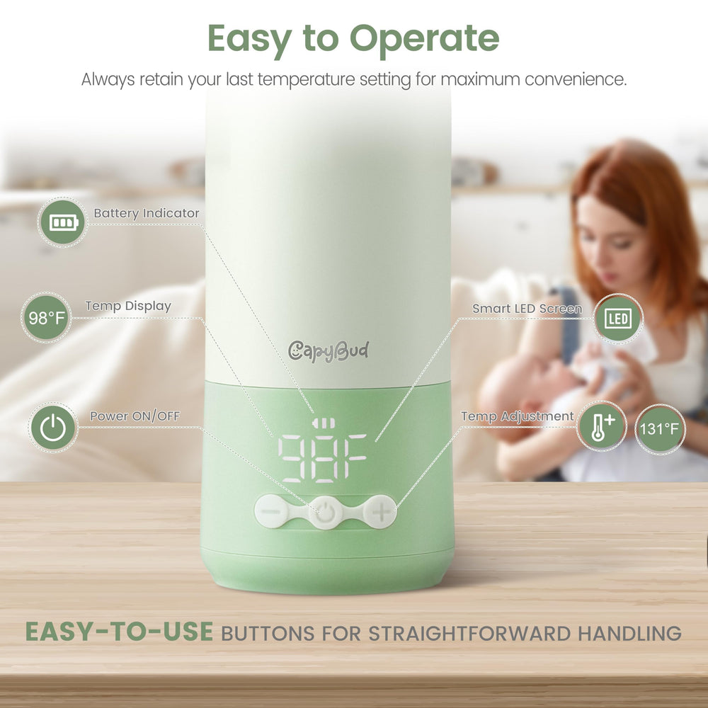 CapyBud USB charging enables versatile power at home or on the road.