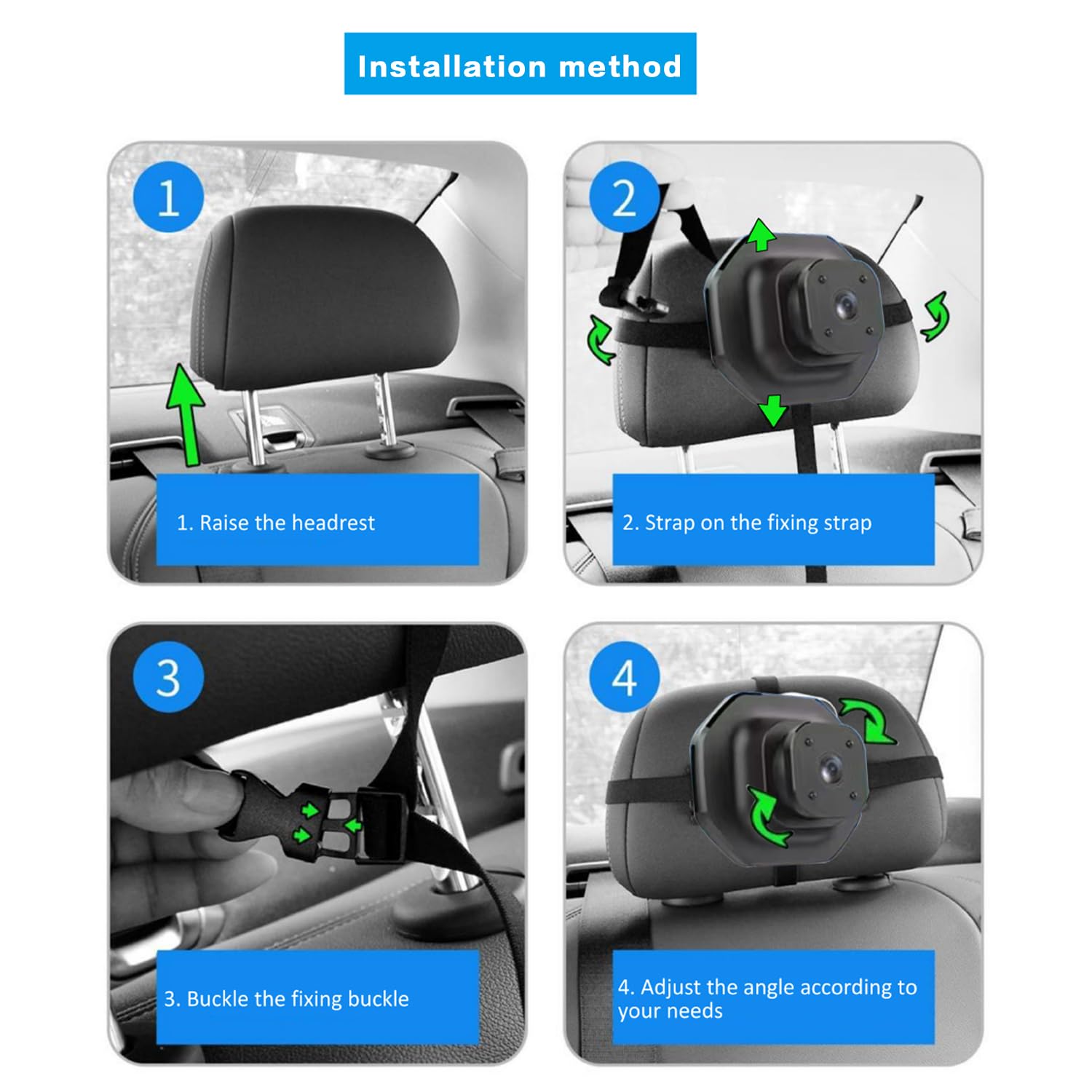 Car Baby Monitor power by cigarette lighter for in-car use.
