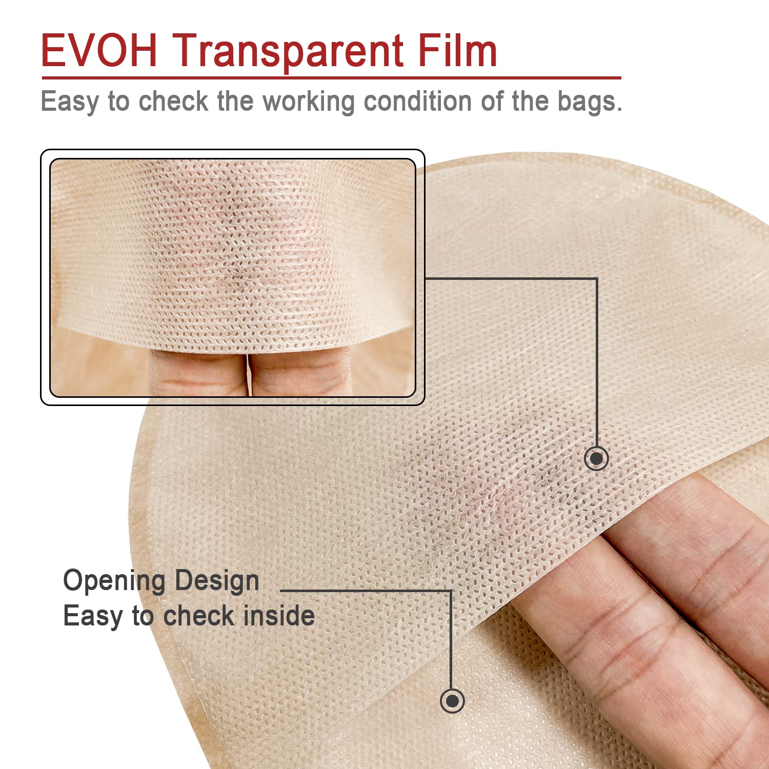CARBOU 12-inch pouches support all-day wear and secure drainage.