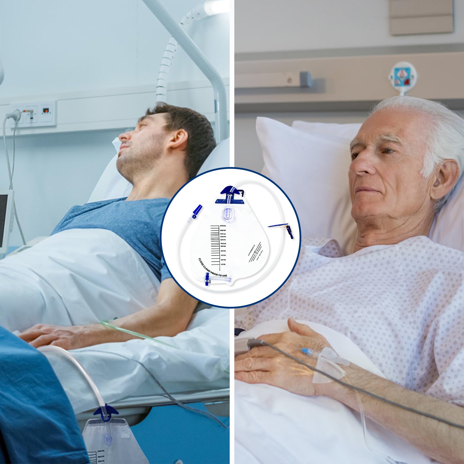 CARBOU clear graduations allow simple monitoring of collected fluid.