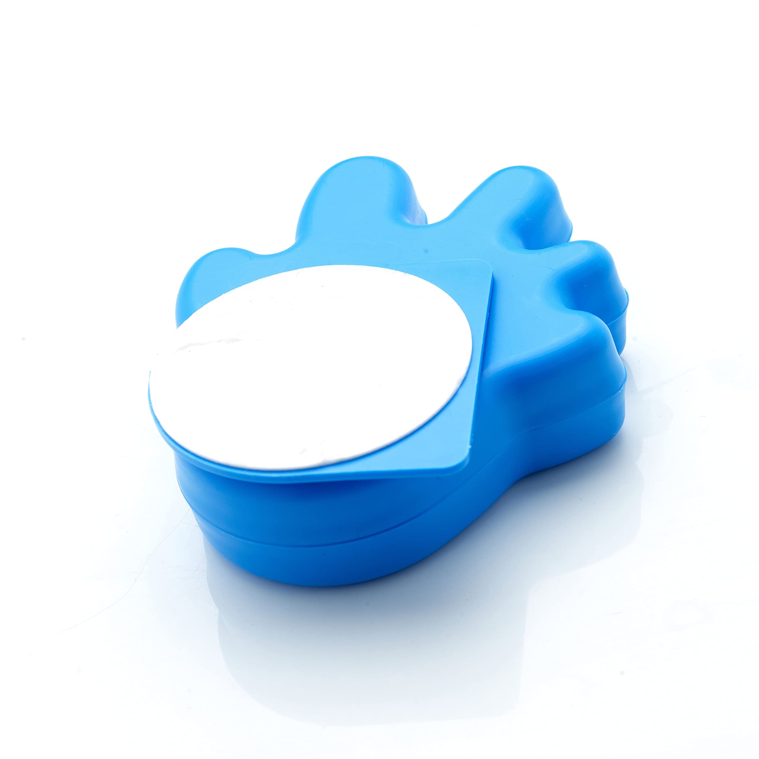 Cardea Solutions Happy Hands blue in-use on a door for daily family safety.