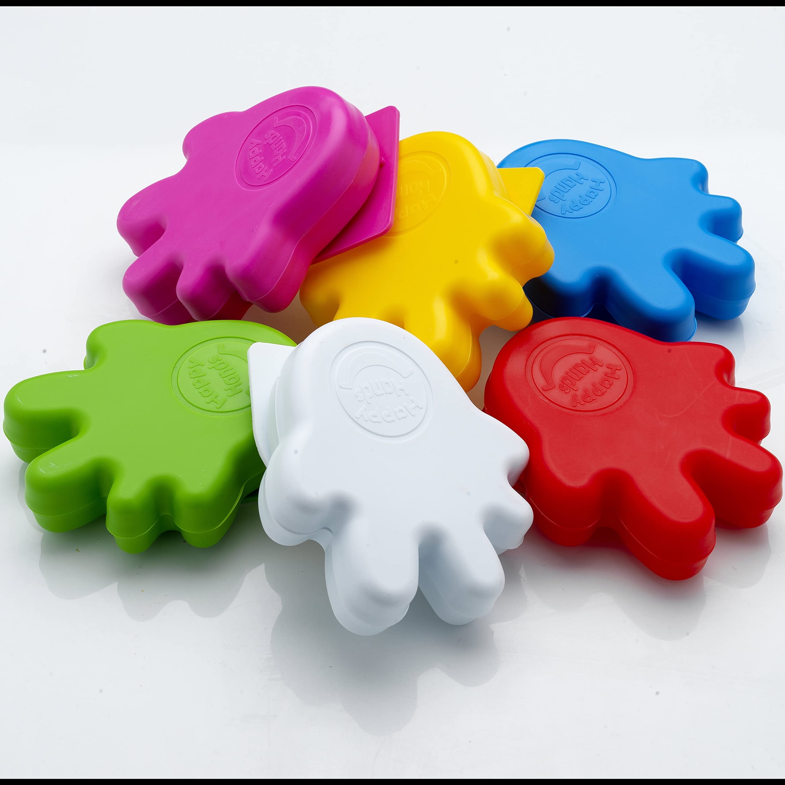 Cardea Solutions Happy Hands durable blue plastic design promises long-lasting protection.