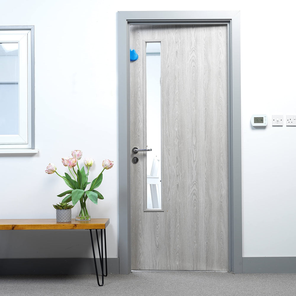 Cardea Solutions Happy Hands blue rotate mechanism demonstrates slam prevention in action.