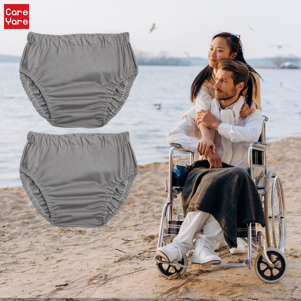 Care Yare eco friendly incontinence underwear reduces waste.