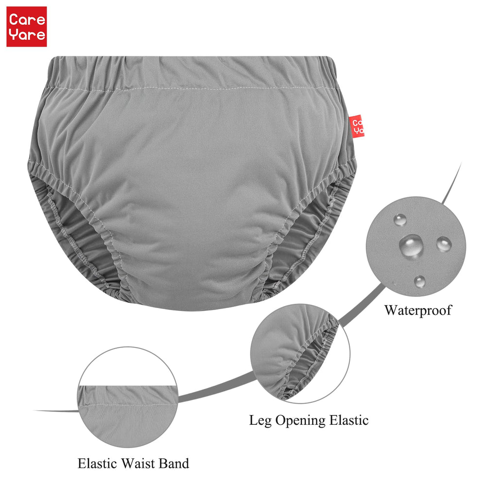 Care Yare rubber pants for adults reduce worry with reliable protection.