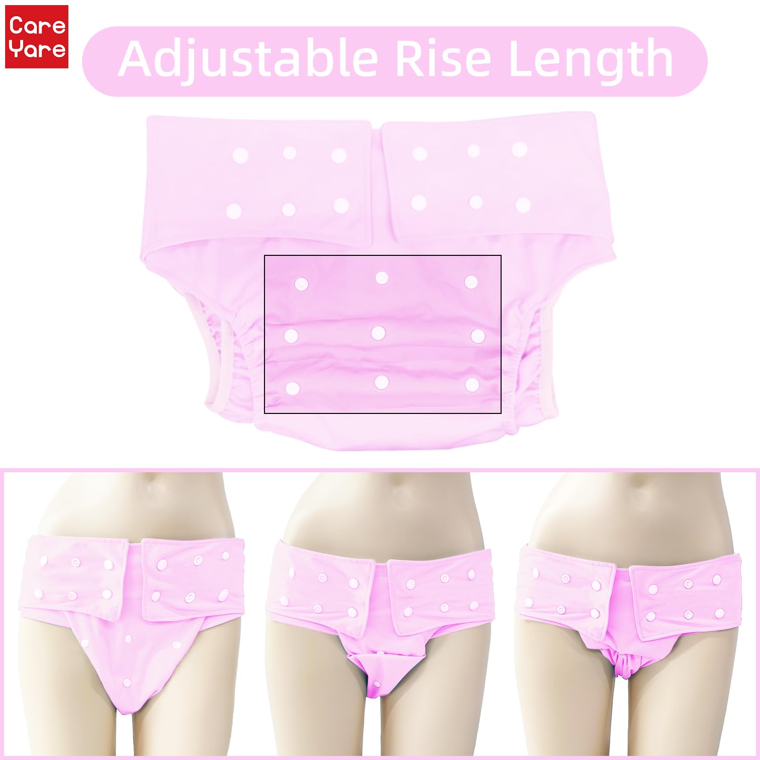 Care Yare washable underwear remains breathable while offering leak protection.