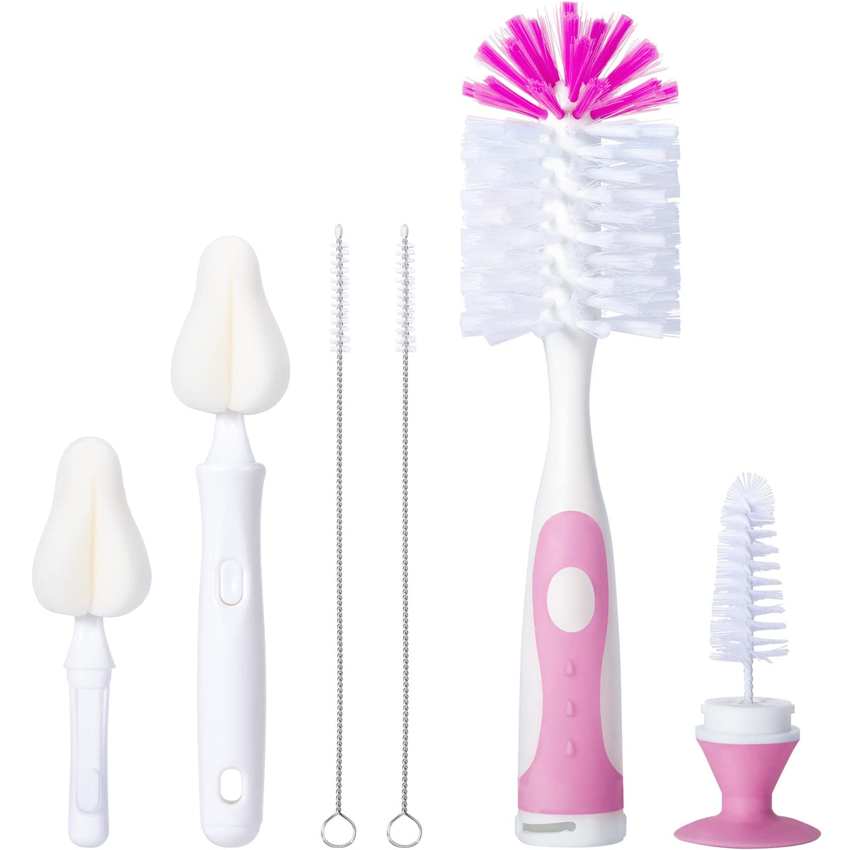 CAREBABYMORE bottle brush nylon 10.2in for thorough bottle cleaning