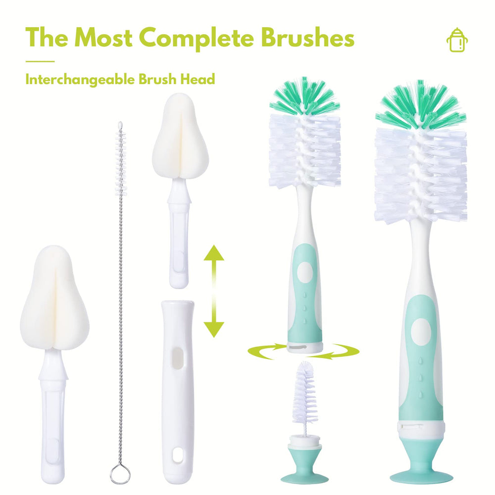 CAREBABYMORE compact bottle brush set ready for storage and travel