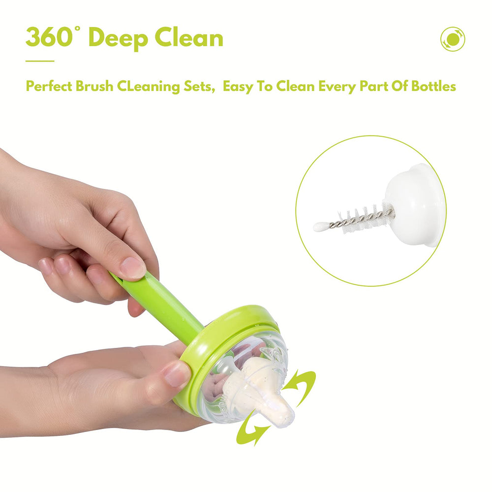Carebabymore nipple brush heads precision cleaning nipples