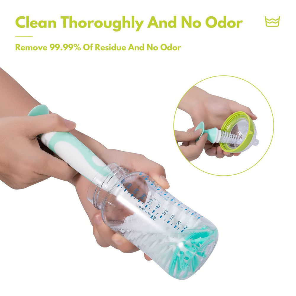 CAREBABYMORE nipple brush sponge 6.5in for gentle nipple cleaning