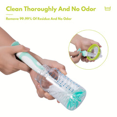 CAREBABYMORE nipple brush sponge 6.5in for gentle nipple cleaning