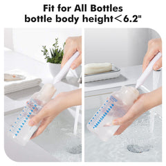 CAREBABYMORE nipple sponge brush 6.8-inch for nipple area cleaning.