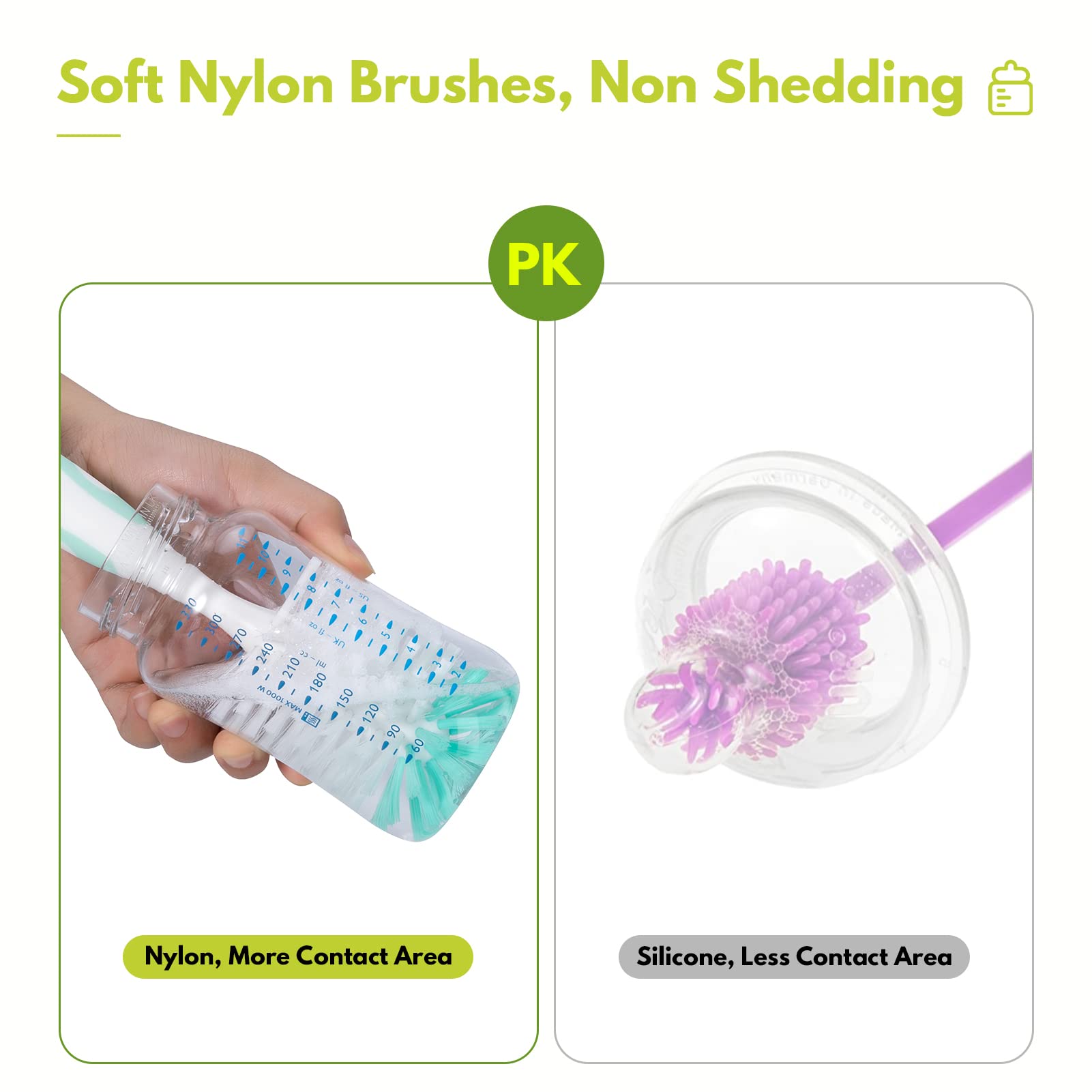 CAREBABYMORE replacement brush head keeps cleaning performance high