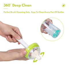 CAREBABYMORE 6.7-inch straw brushes for bottle and sippy straw cleaning