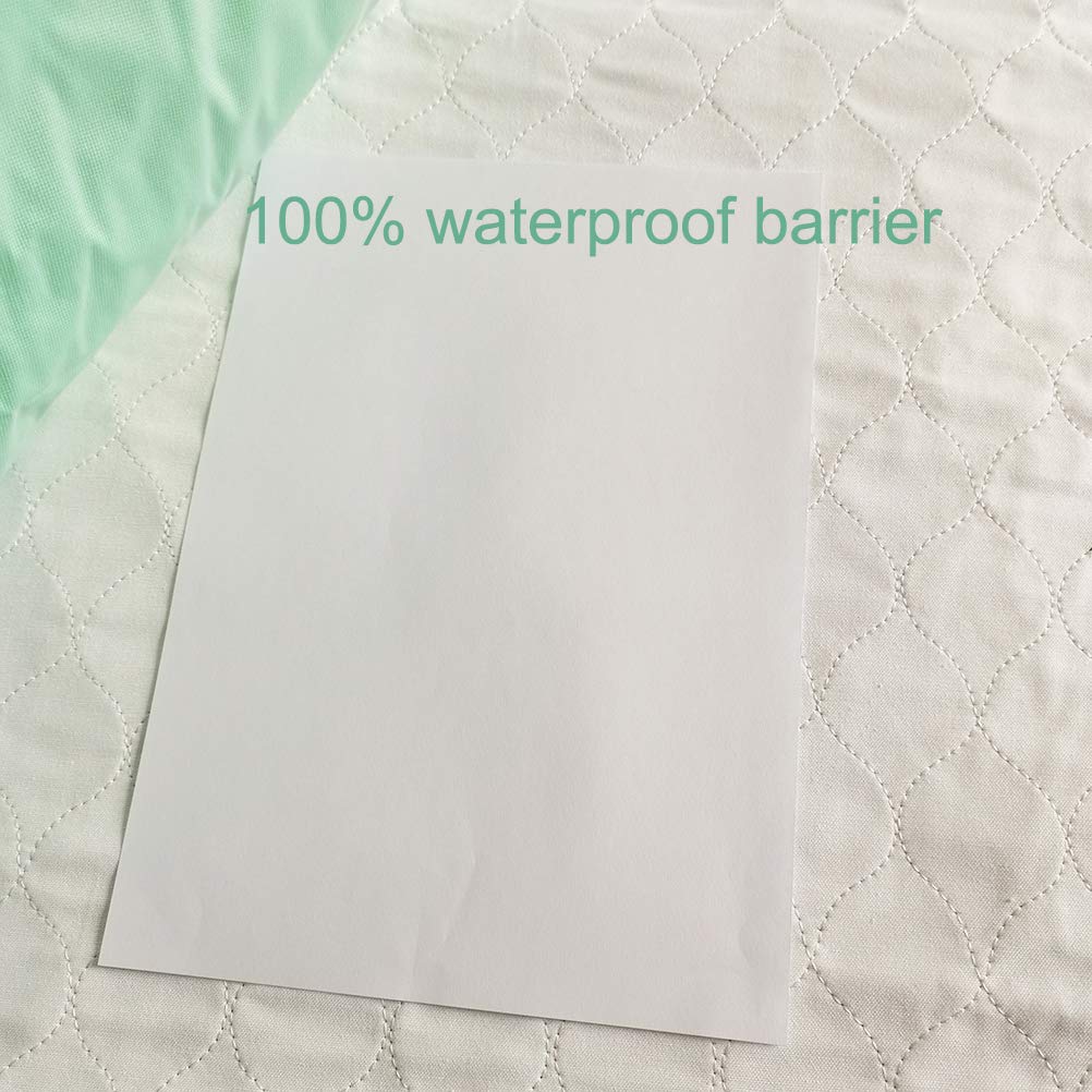 Careboree 34x36 underpad fits twin beds for versatile protection.