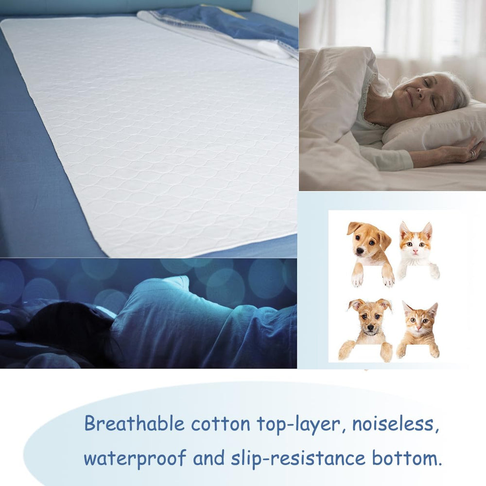 Careboree bed pad 36x72 provides large coverage for king beds