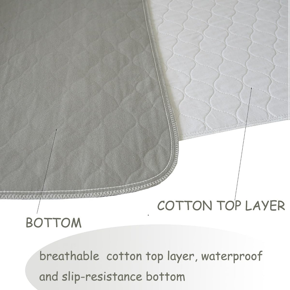 Careboree bed pad machine washable and dryer friendly for easy care