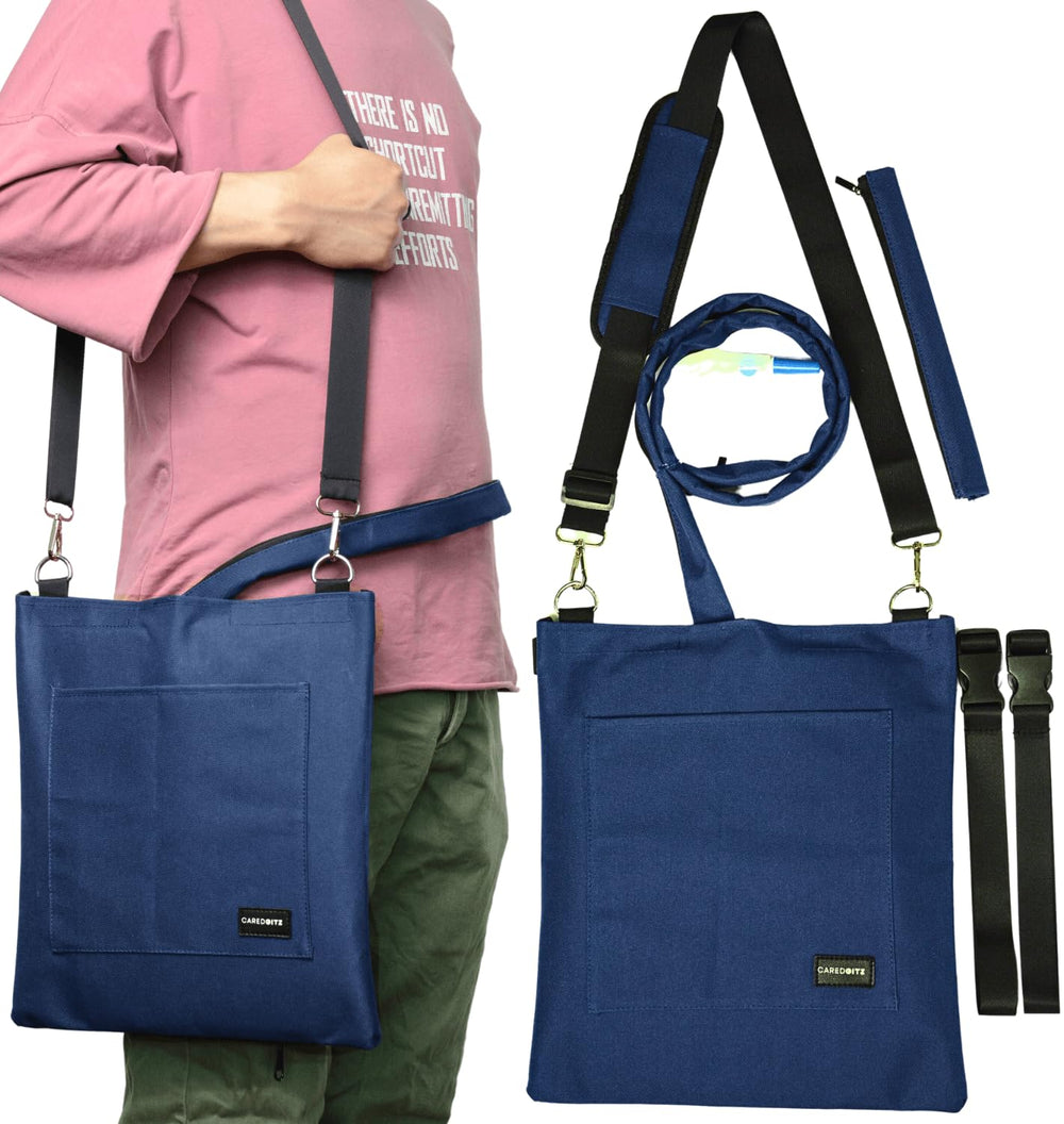 Caredgitz catheter bag holder privacy cover conceals bag for discreet everyday use.