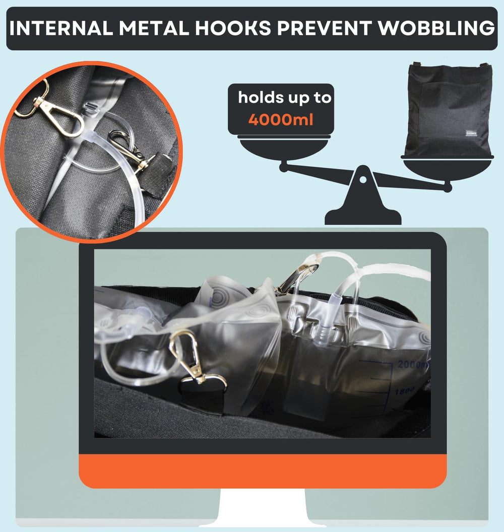 Caredgitz Catheter Bag Holder soft-oxford-cloth fabric designed for daily wear.