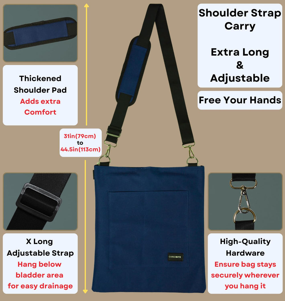 Caredgitz water-resistant zipper enables easy drainage and quick access.