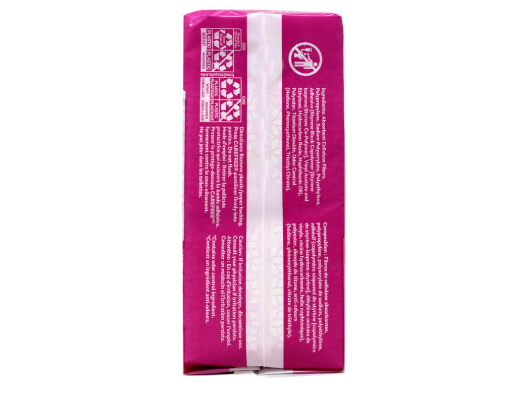 Carefree Acti-Fresh 3-pack display providing reliable daily protection.