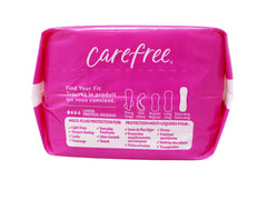 Carefree extra-long panty liner in use during daytime with discreet protection