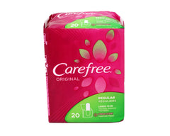 Carefree Original pantiliner individually wrapped for discreet portable protection.