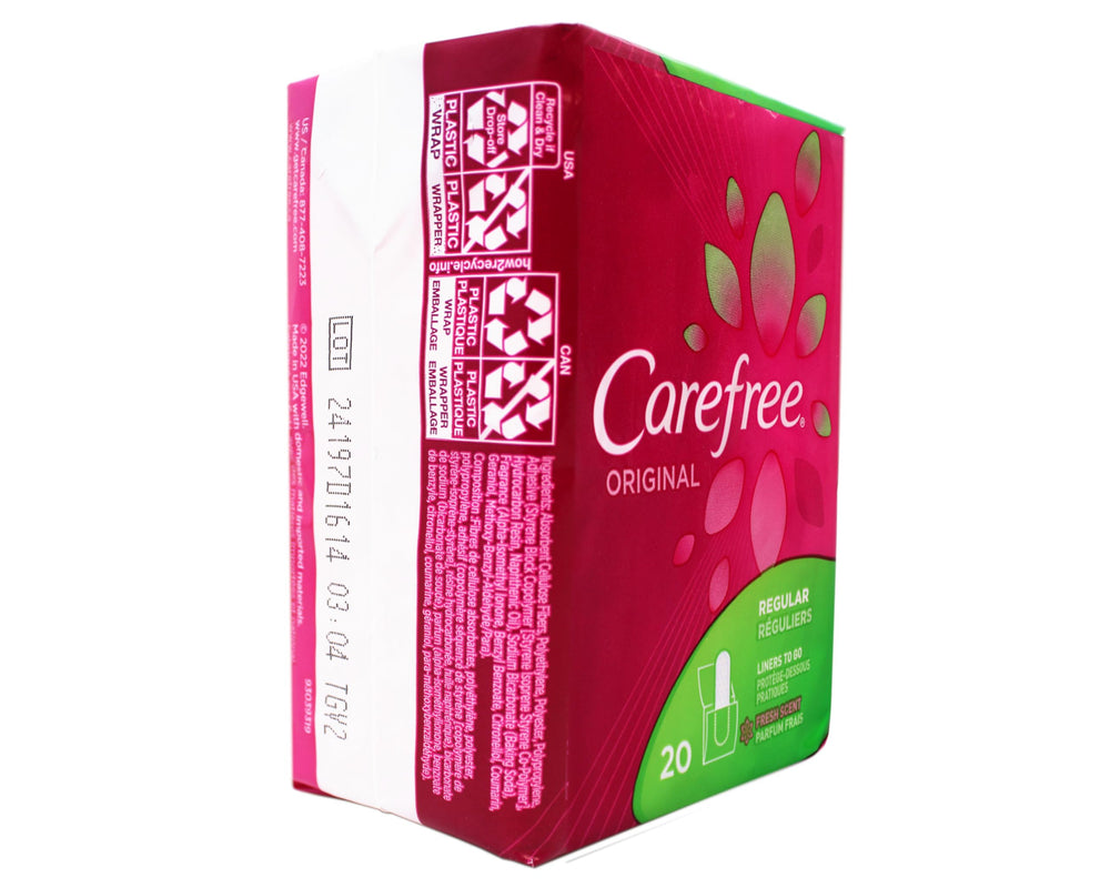 Carefree Original pantiliner provides light protection for daily freshness.