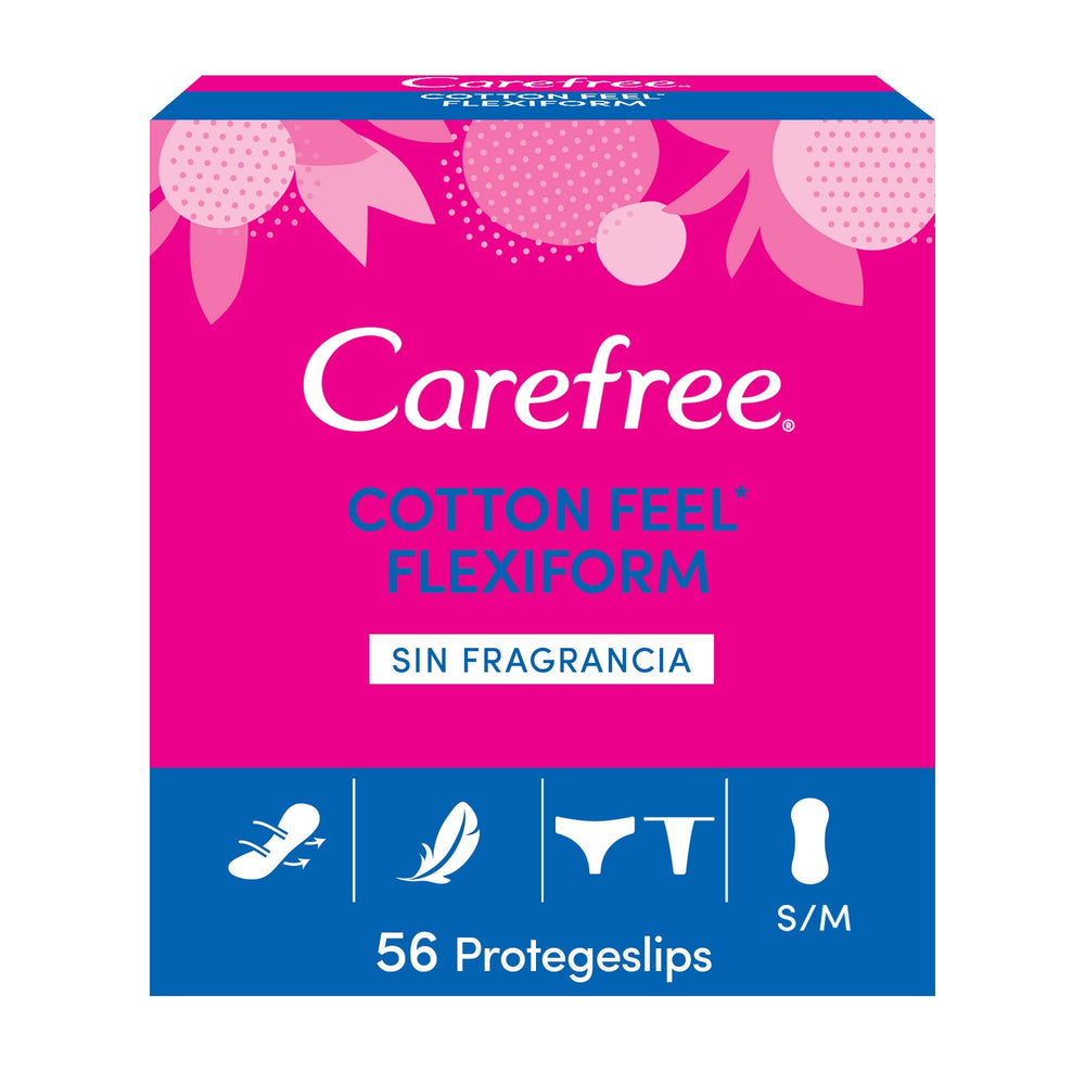Carefree Protect Slip 56UD packaging showing breathable daily protection