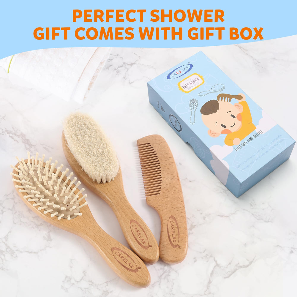CARELAX 3-piece set makes a thoughtful baby shower gift for parents.