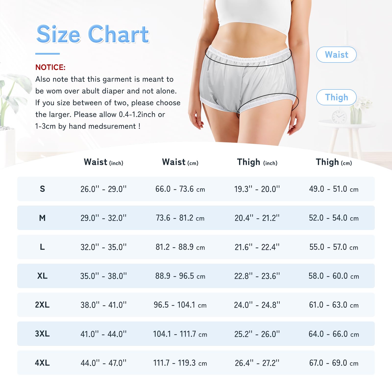 CARER extended crotch diaper cover accommodates diapers comfortably for daily use