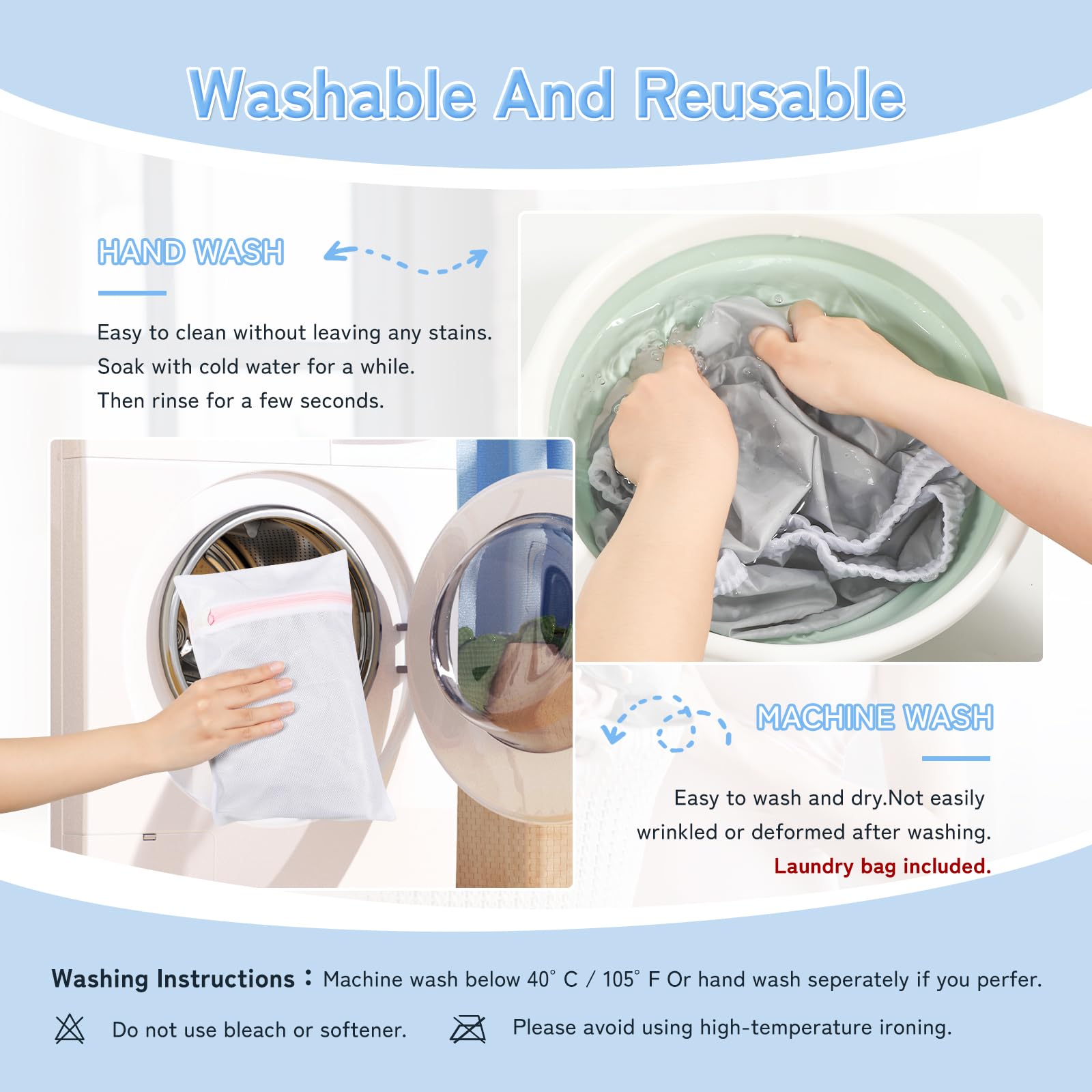 CARER washable and reusable diaper cover offers easy care and reuse
