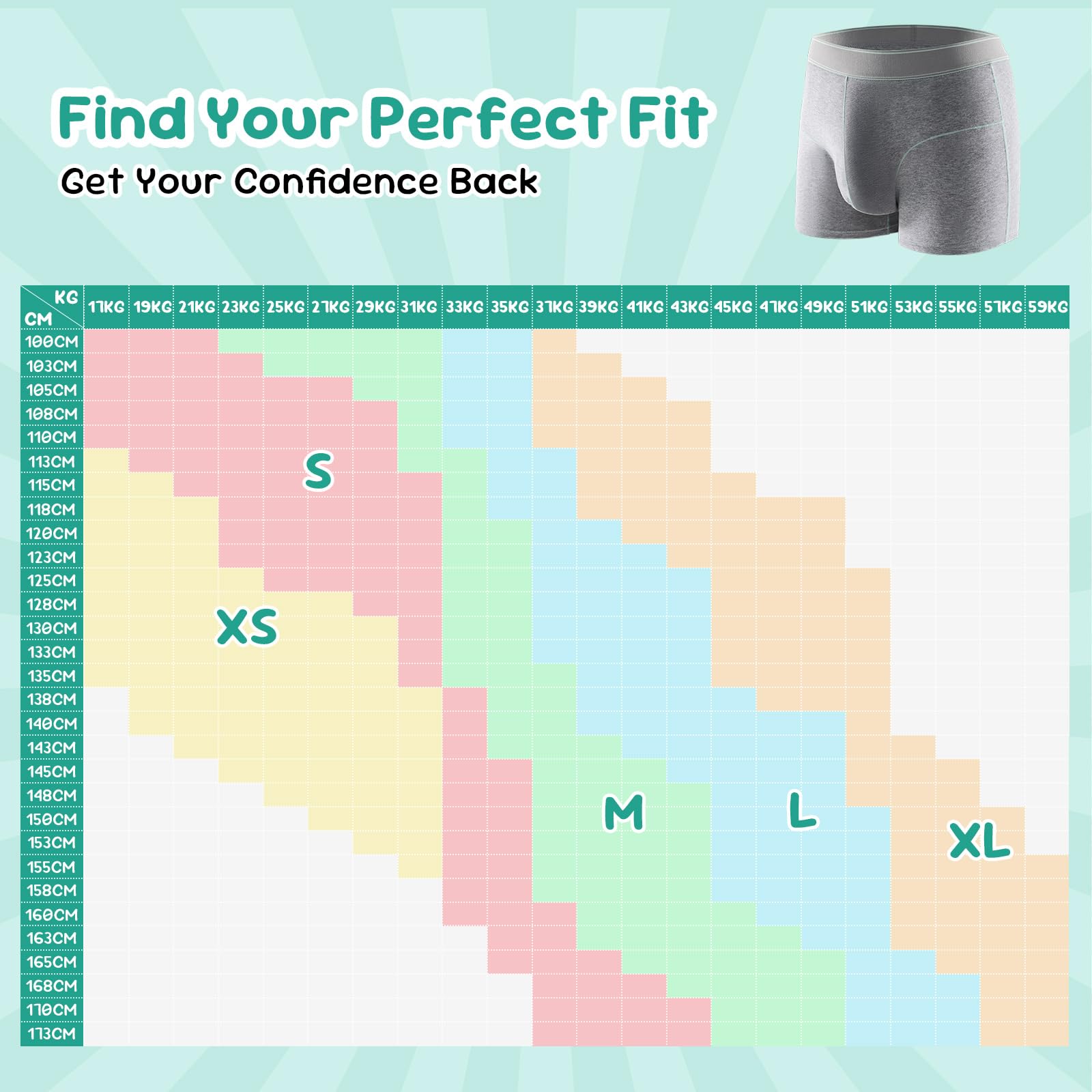  snug fit of CARER Boys Incontinence Underwear for daily activities