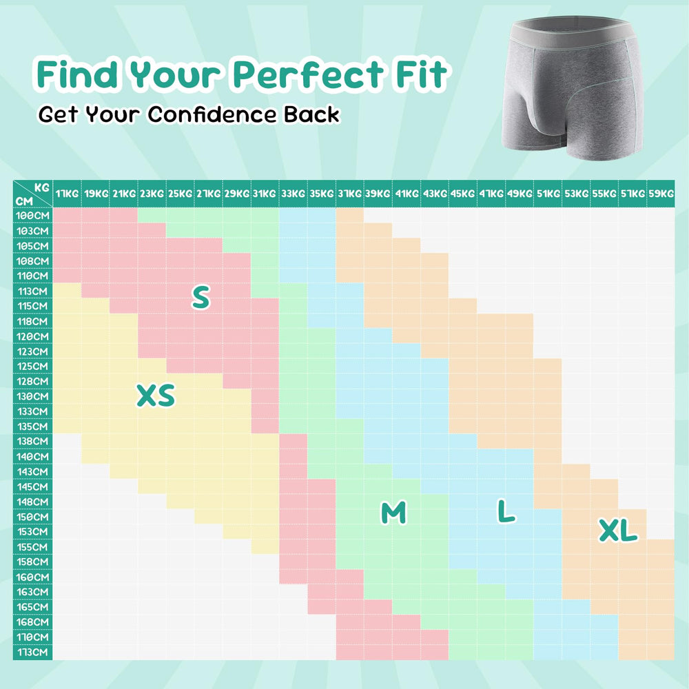  snug fit of CARER Boys Incontinence Underwear for daily activities