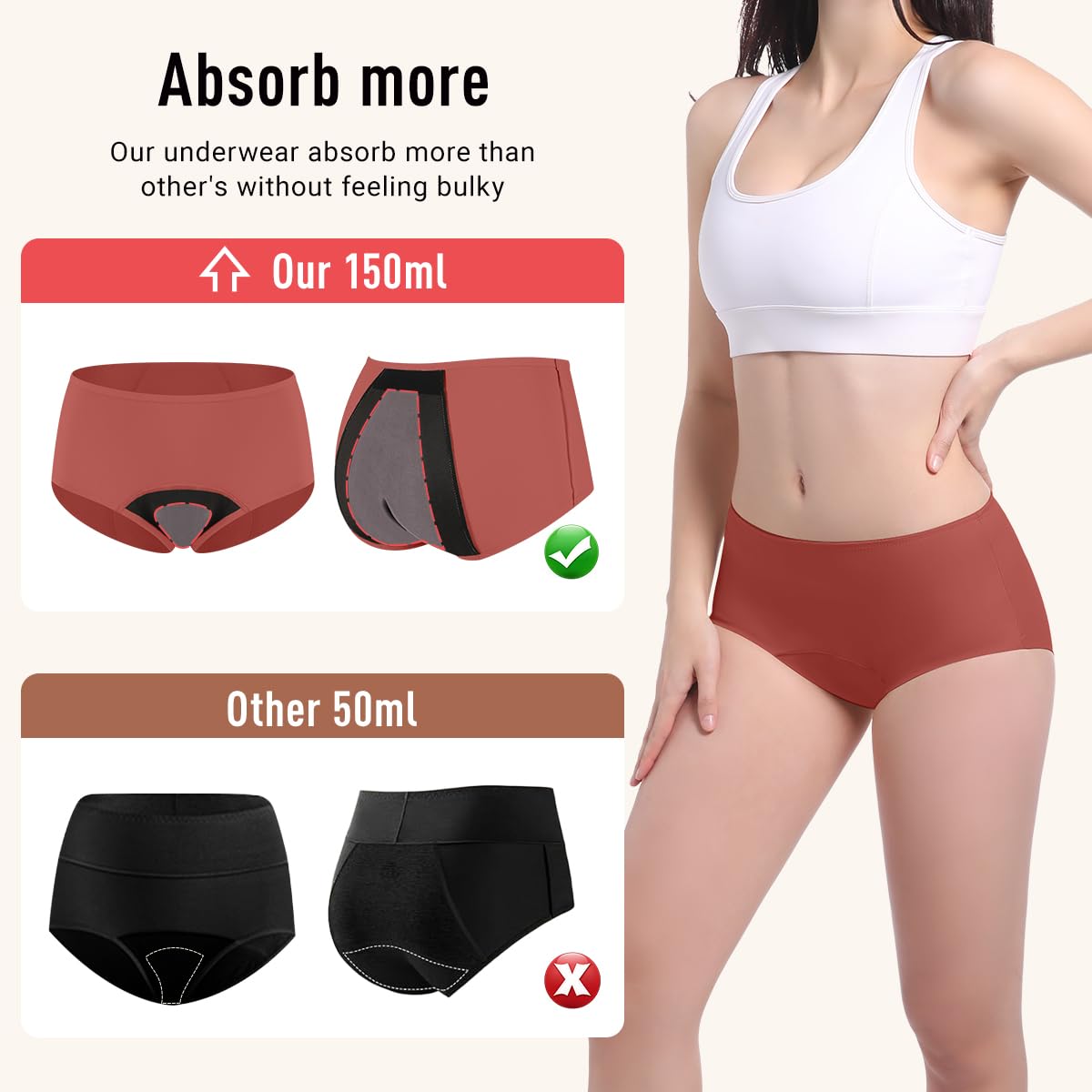 CARER breathable fabric keeps you comfortable and dry.