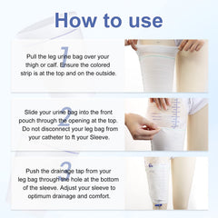 CARER catheter bag holder prevents slipping without adhesives