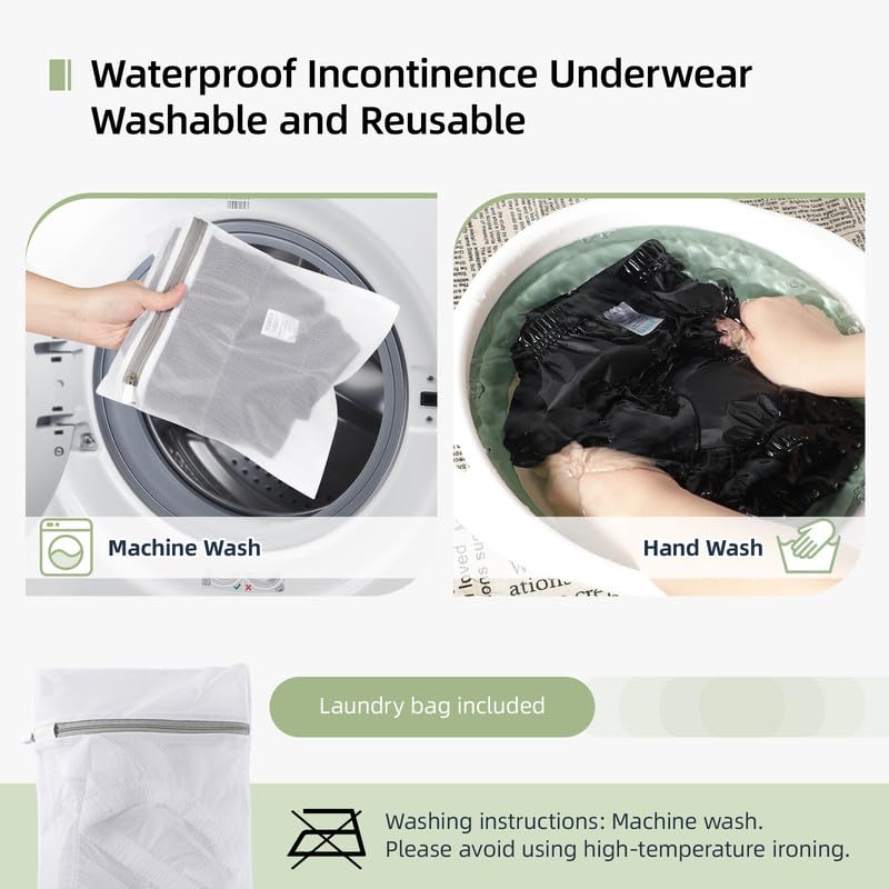 Carer diaper cover is washable and reusable for ongoing use.