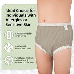 CARER Healthcare extended crotch design adds protection for moderate incontinence.