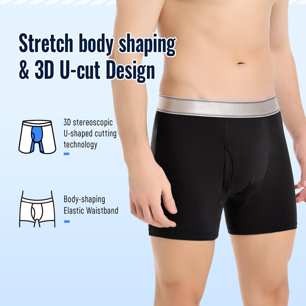 CARER underwear with extended absorption area protects thighs from leaks