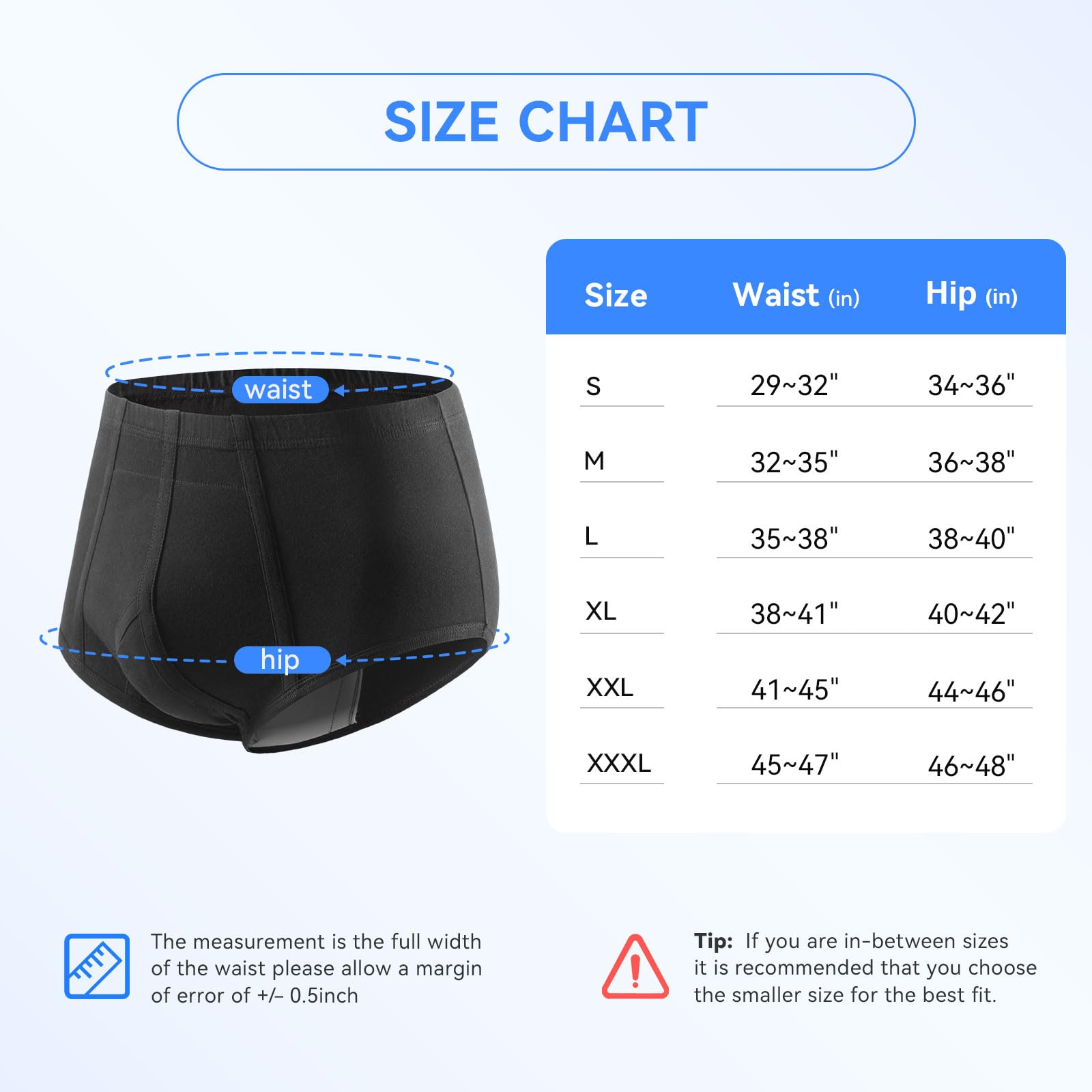 Carer washable briefs, machine washable and reusable for eco-friendly use.