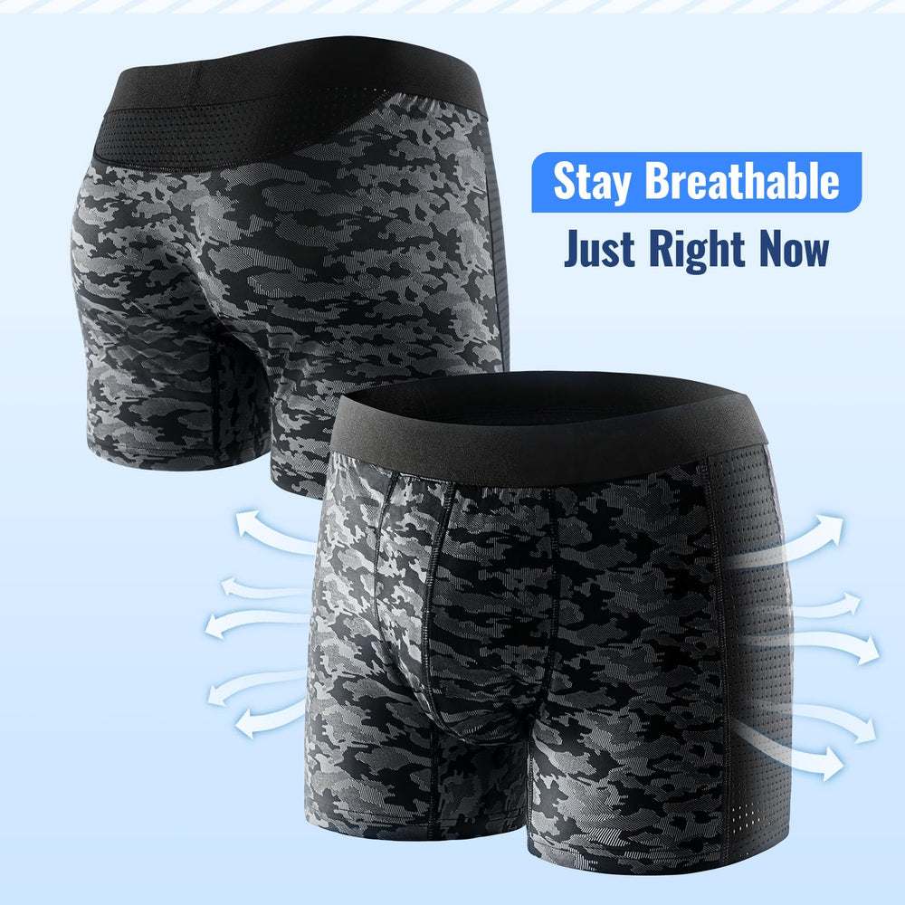 CARER Men's underwear features breathable fabric for cool, comfortable all-day wear.
