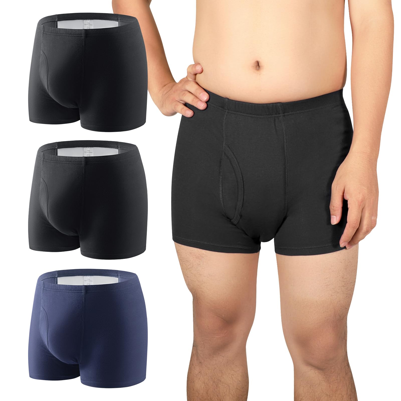 CARER men's incontinence underwear – front view, discreet fit with reliable protection.