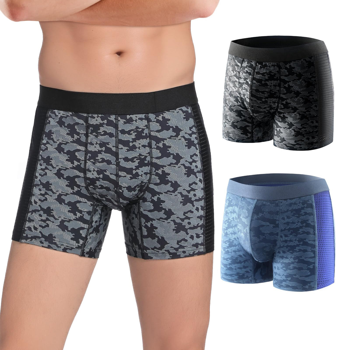 CARER men's underwear two-pack pack front, discreet daily wear.
