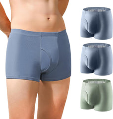 CARER incontinence underwear for men teal pack front view, discreet form-fitting design for daily wear.