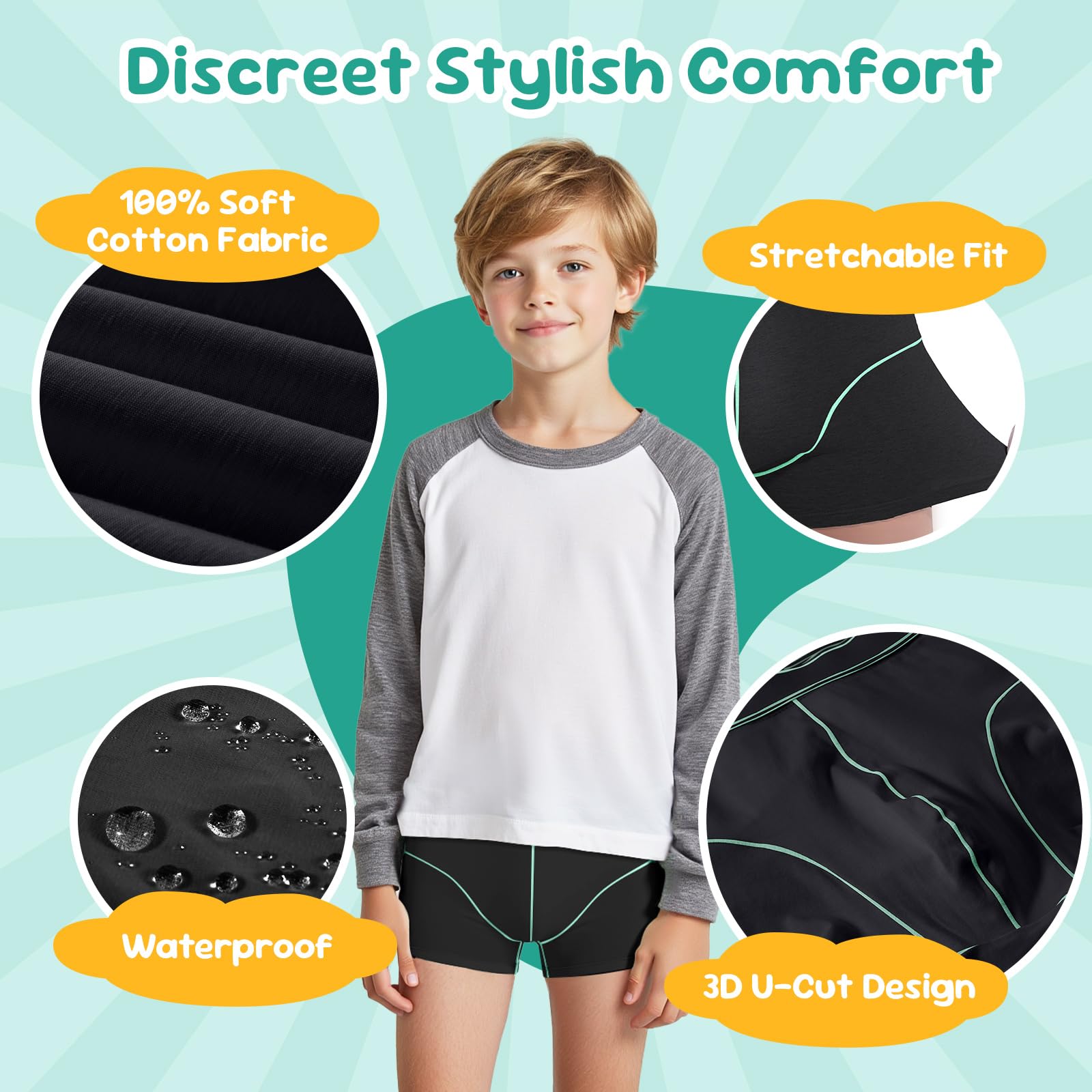 Waterproof-like moisture layer in CARER Incontinence Underwear keeps days dry