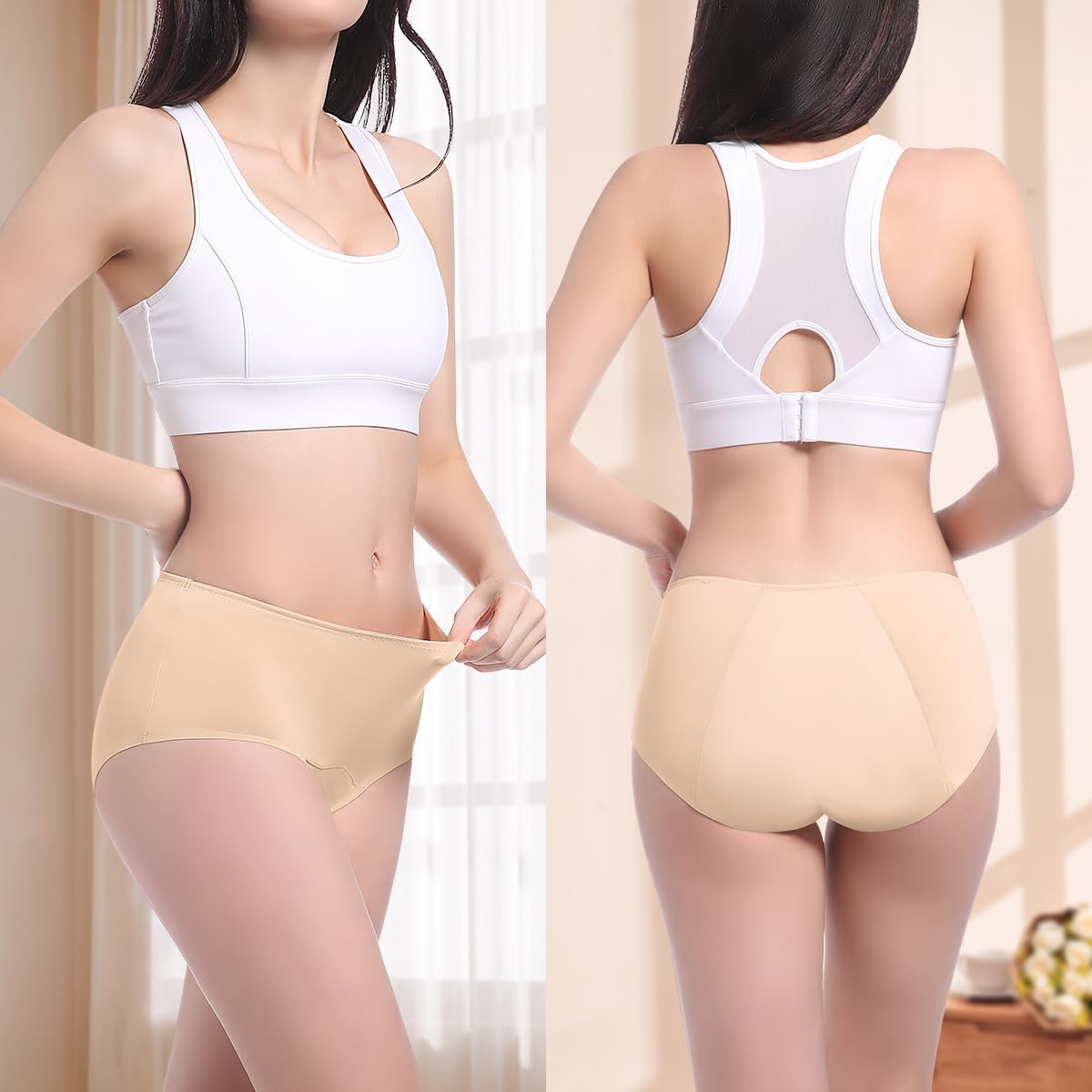 Carer underwear night protection for comfortable sleep and leak prevention.