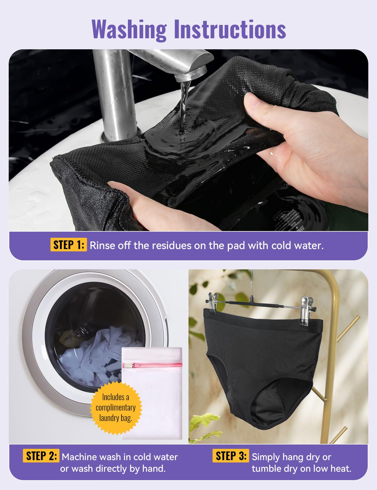 CARER 3-pack product shot communicates value and consistent quality.