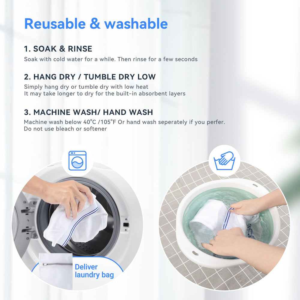 CARER Mens Incontinence Underwear eco-friendly reusable alternative to disposables