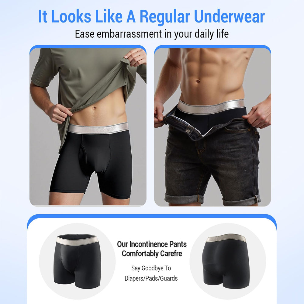 CARER front-fly design for convenient access during dressing.
