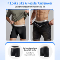 CARER front-fly design for convenient access during dressing.